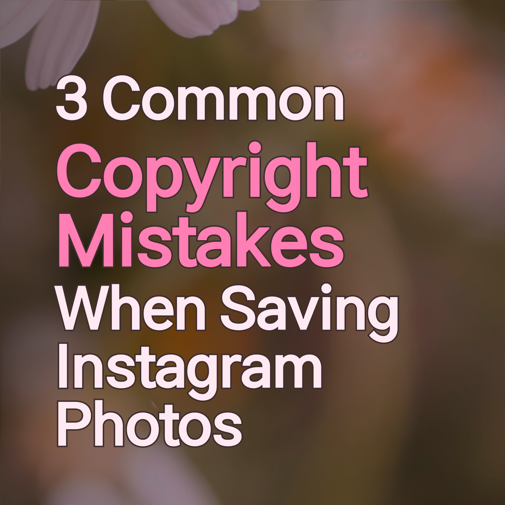 Citing the Source Isn't Enough: 3 Common Copyright Mistakes When Saving Instagram Photos