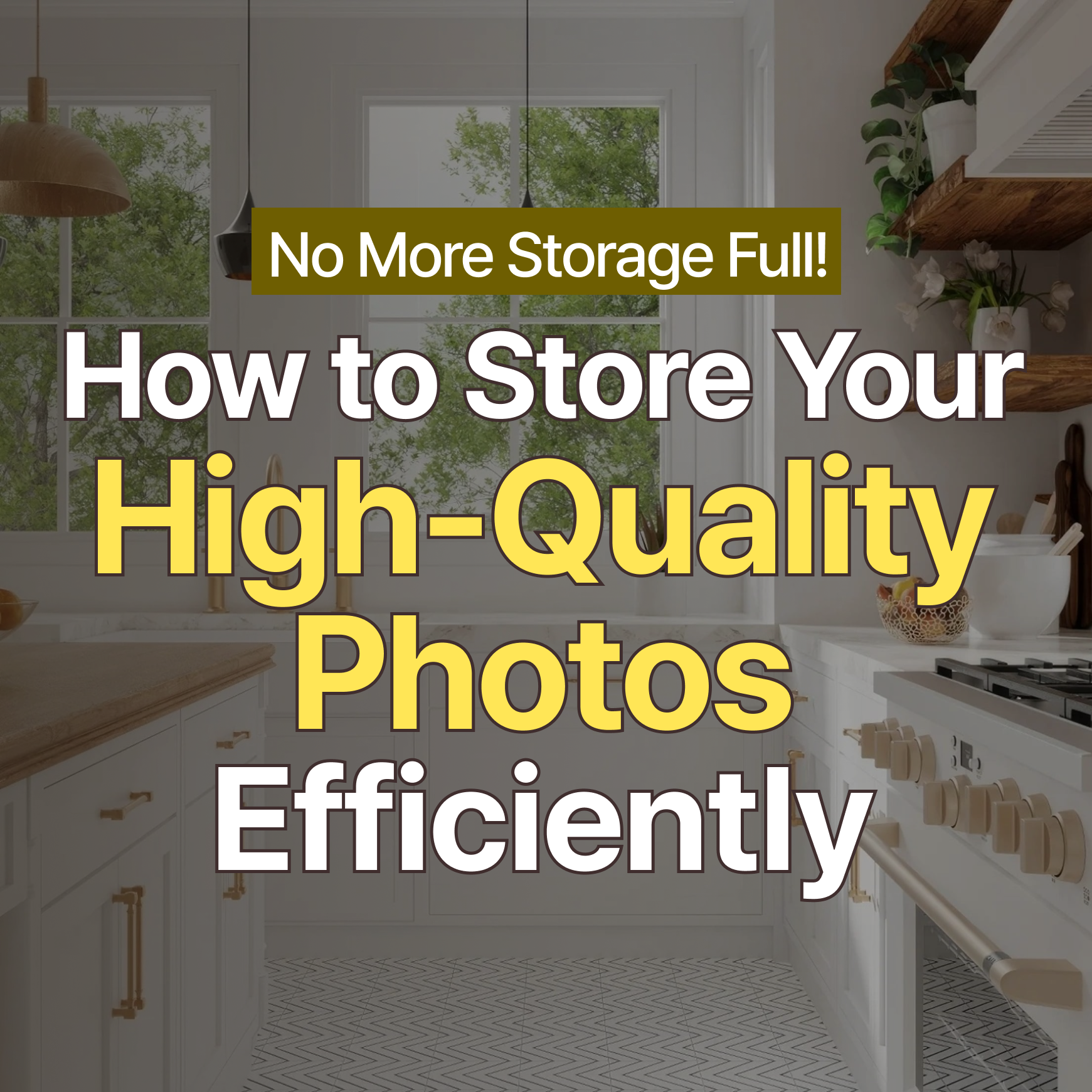 No More Storage Full! How to Store Your High-Quality Photos Efficiently